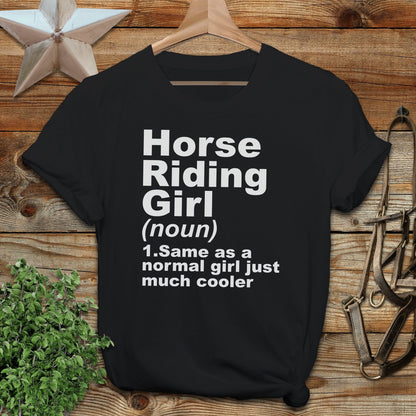 Horse Riding Girl T-shirt