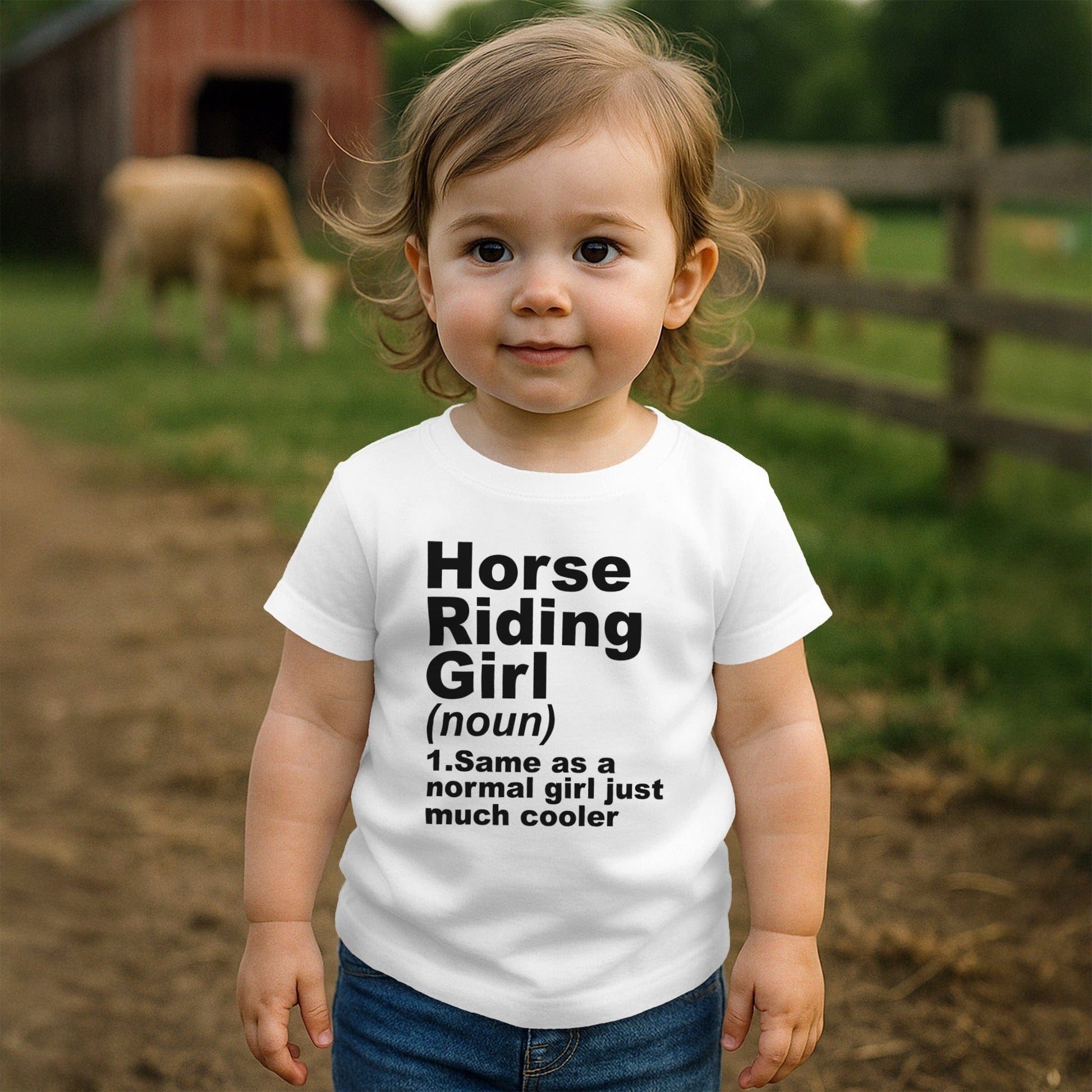 Horse Riding Girl T-shirt (Toddler)