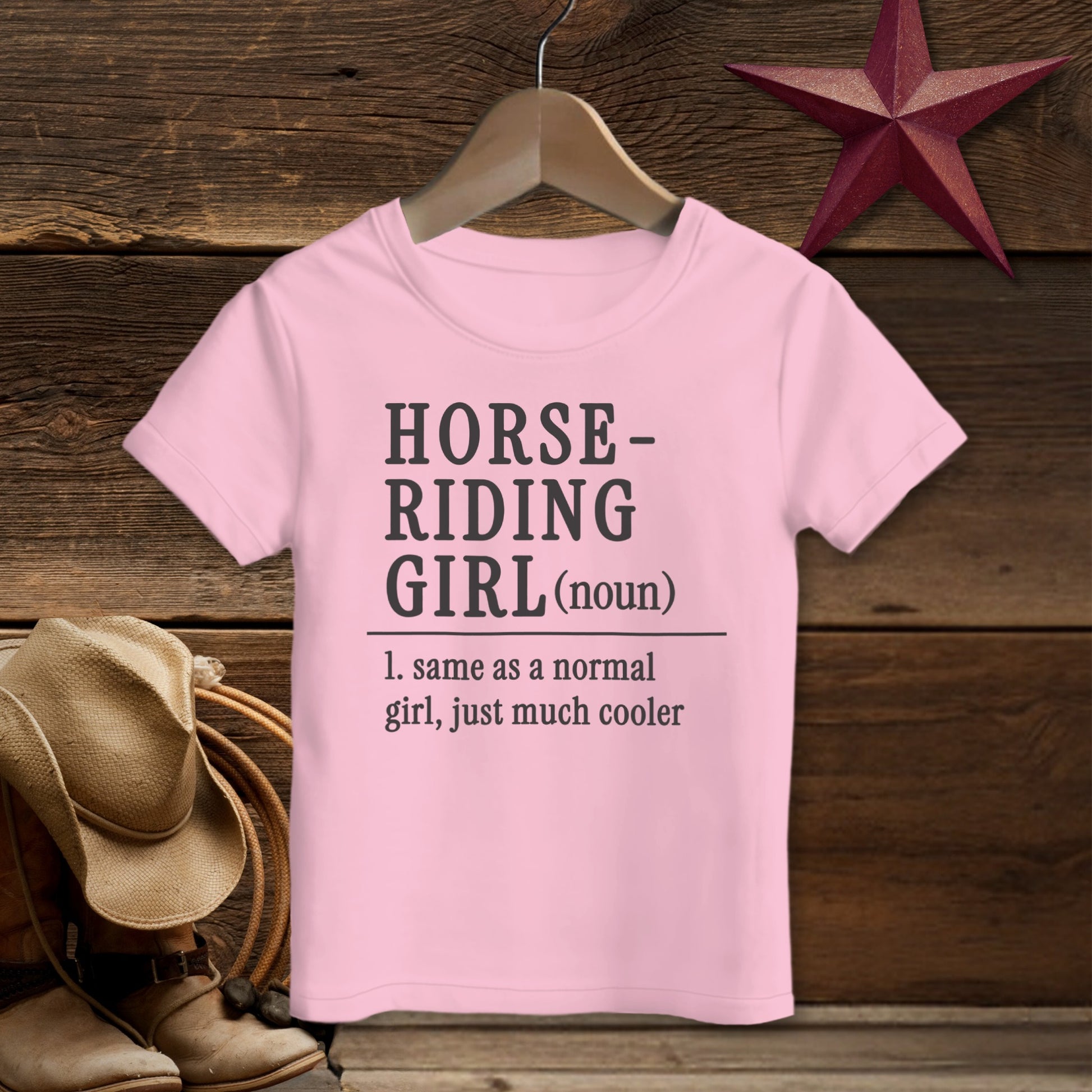Horse Riding Girl T-Shirt (Toddler)