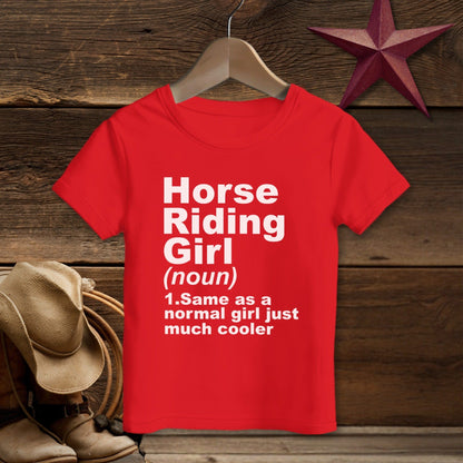 Horse Riding Girl T-shirt (Toddler)