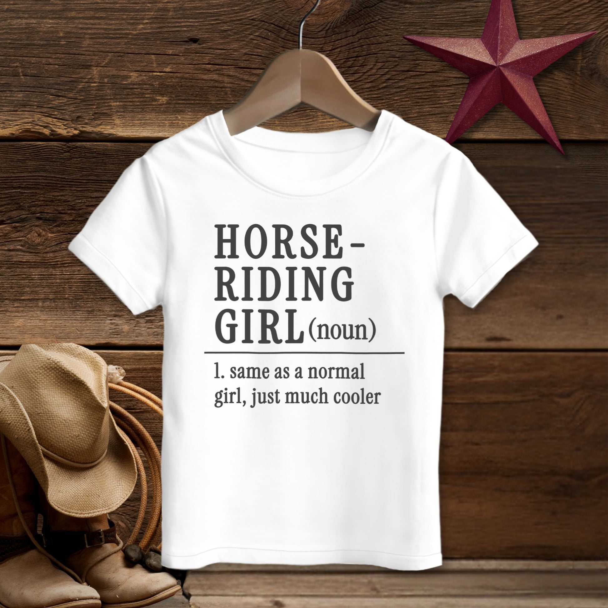 Horse Riding Girl T-Shirt (Toddler)