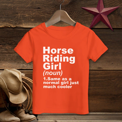 Horse Riding Girl T-shirt (Toddler)