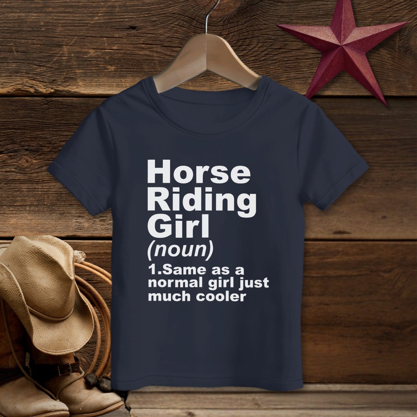 Horse Riding Girl T-shirt (Toddler)