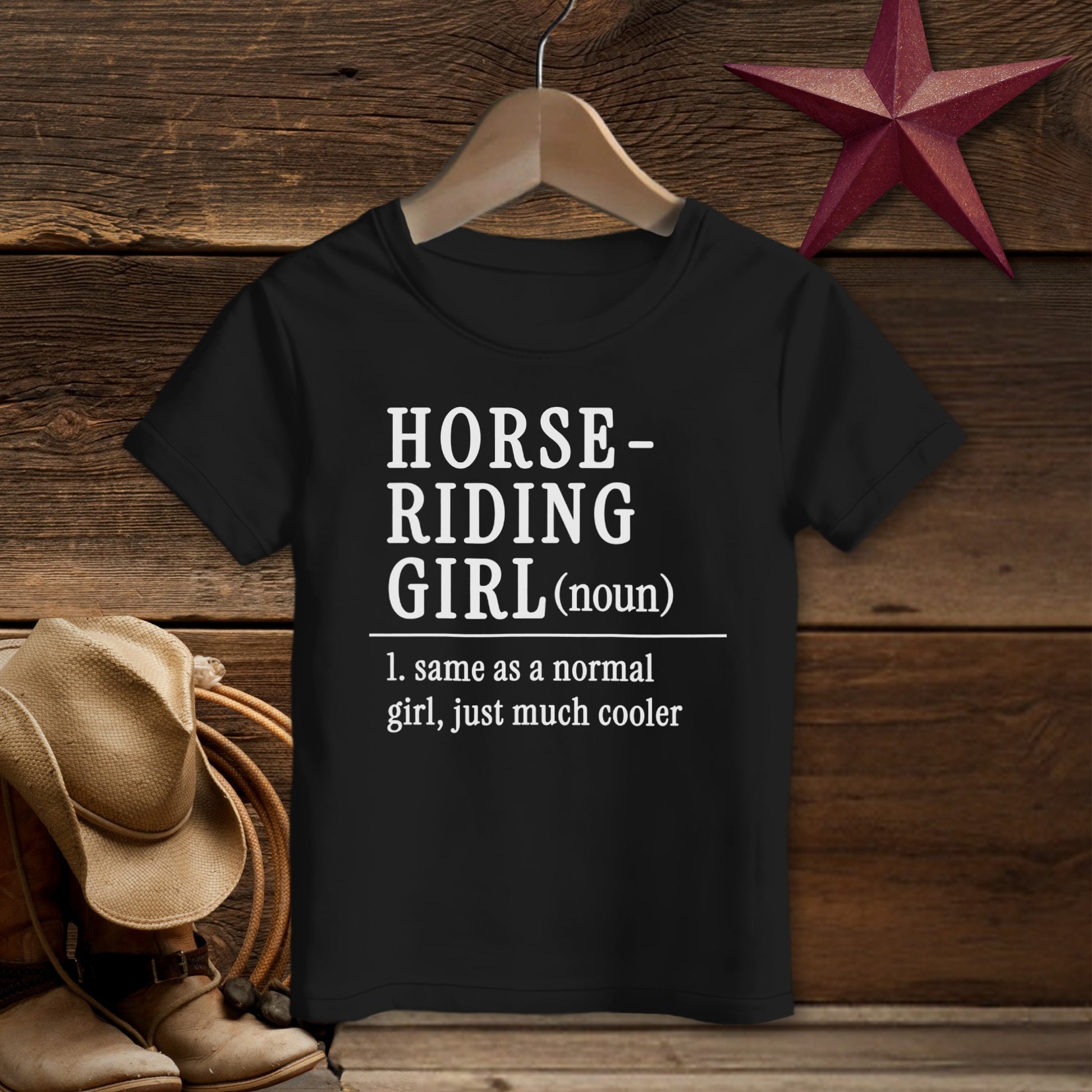 Horse Riding Girl T-Shirt (Toddler)