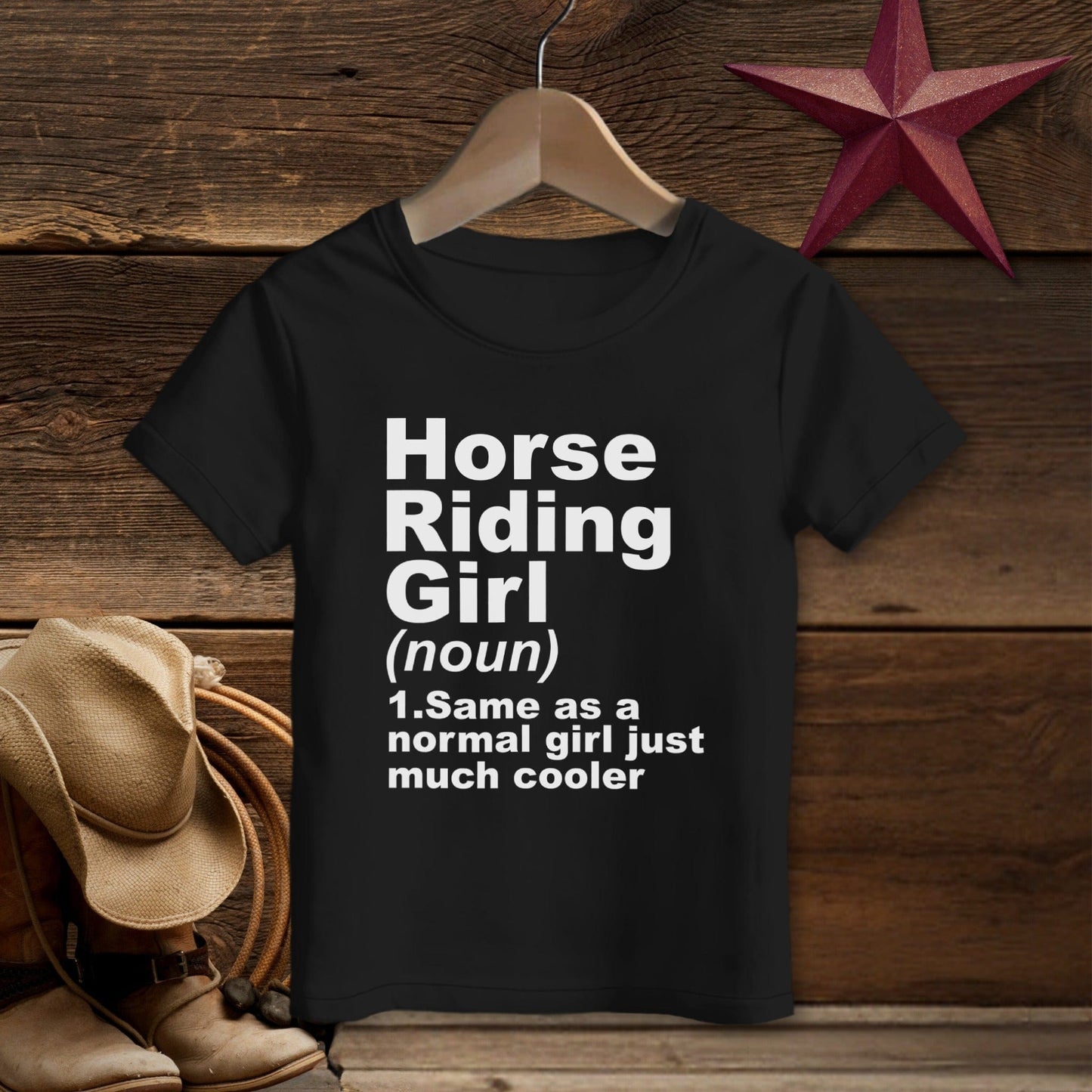 Horse Riding Girl T-shirt (Toddler)