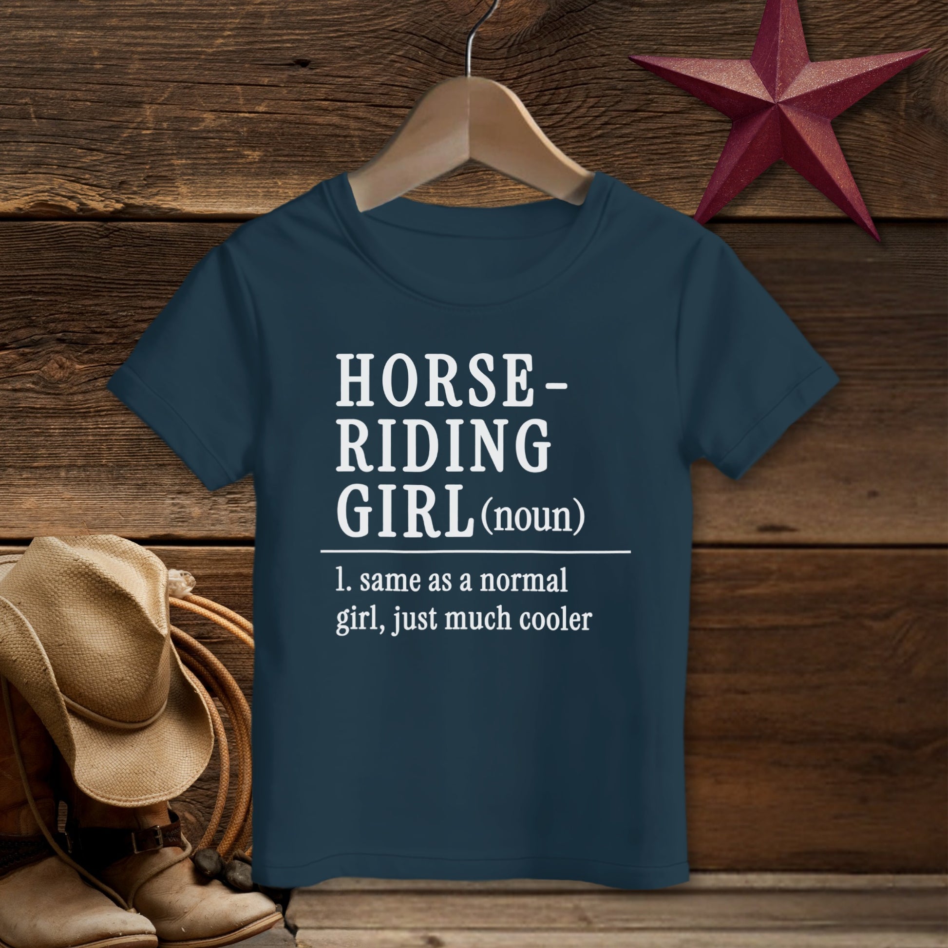 Horse Riding Girl T-Shirt (Toddler)