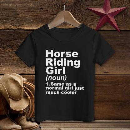 Horse Riding Girl T-shirt (Toddler)