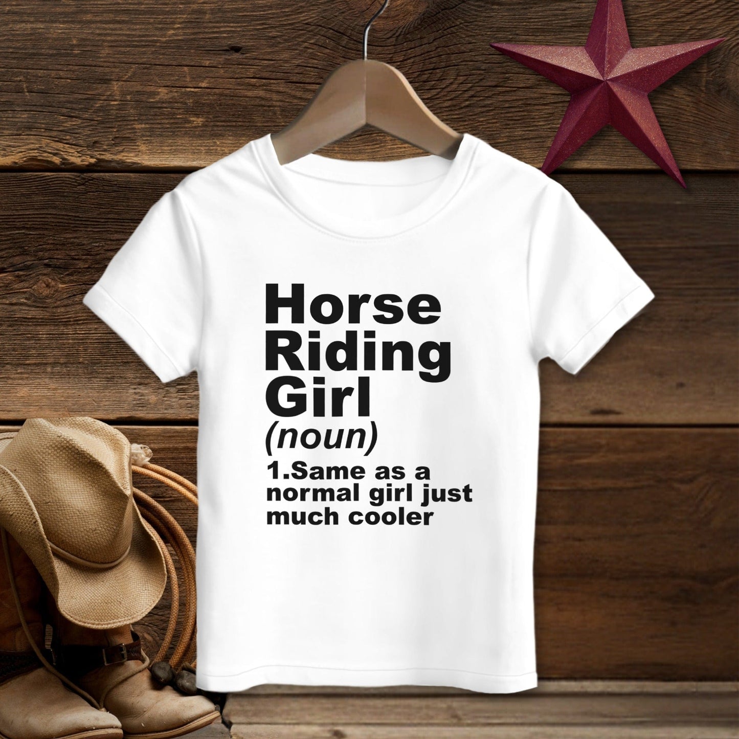 Horse Riding Girl T-shirt (Toddler)