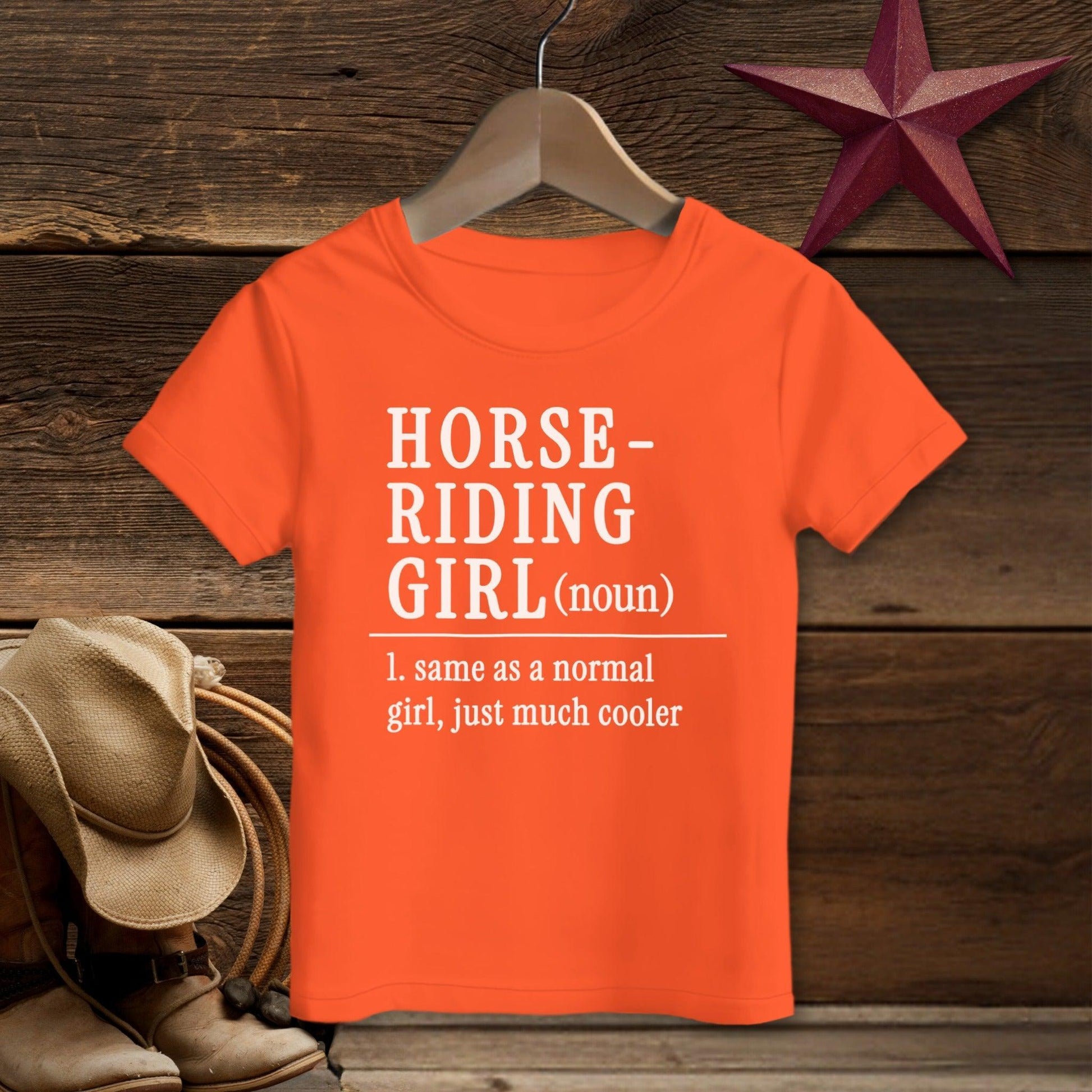 Horse Riding Girl T-Shirt (Toddler)