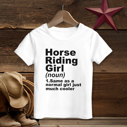 Horse Riding Girl T-shirt (Toddler)