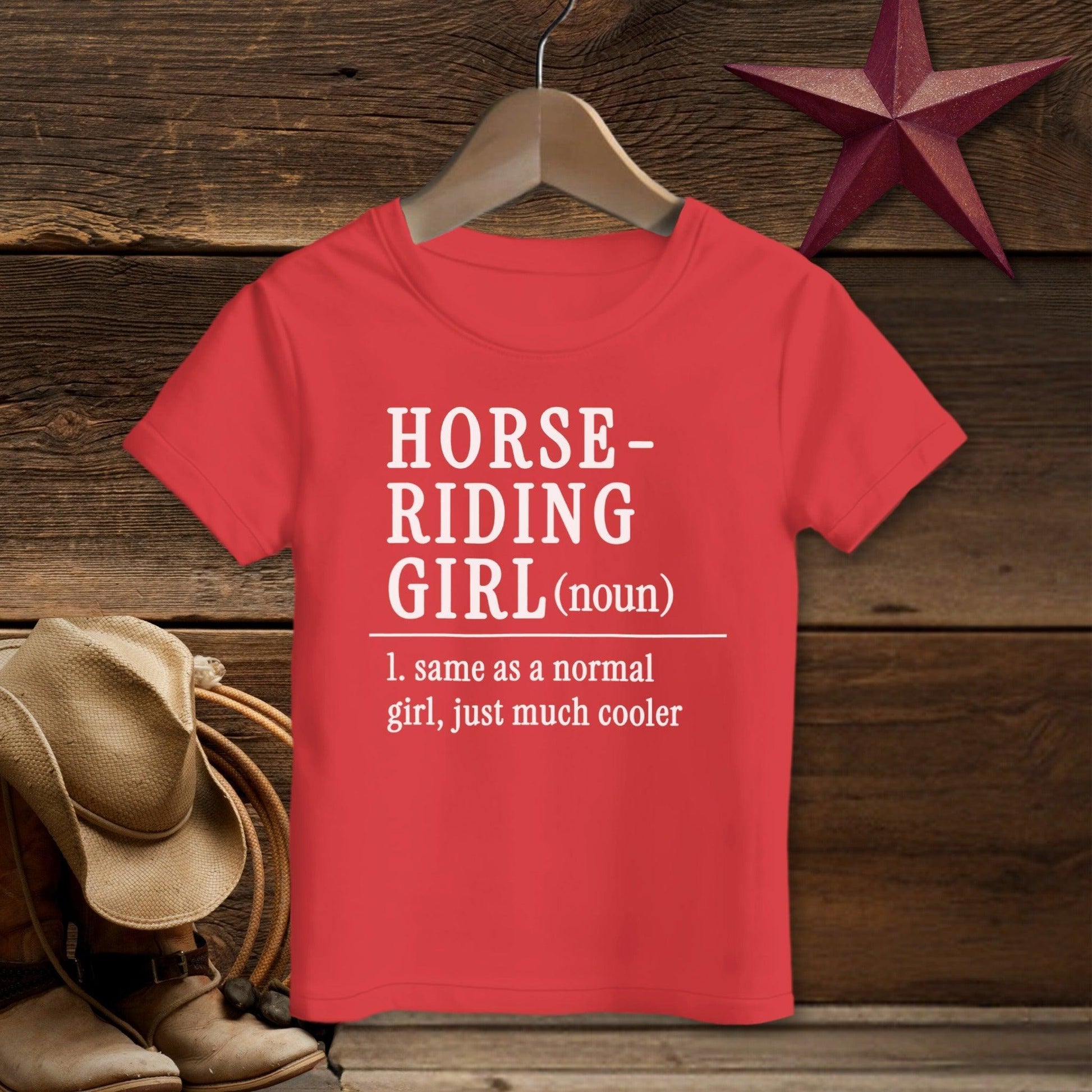 Horse Riding Girl T-Shirt (Toddler)