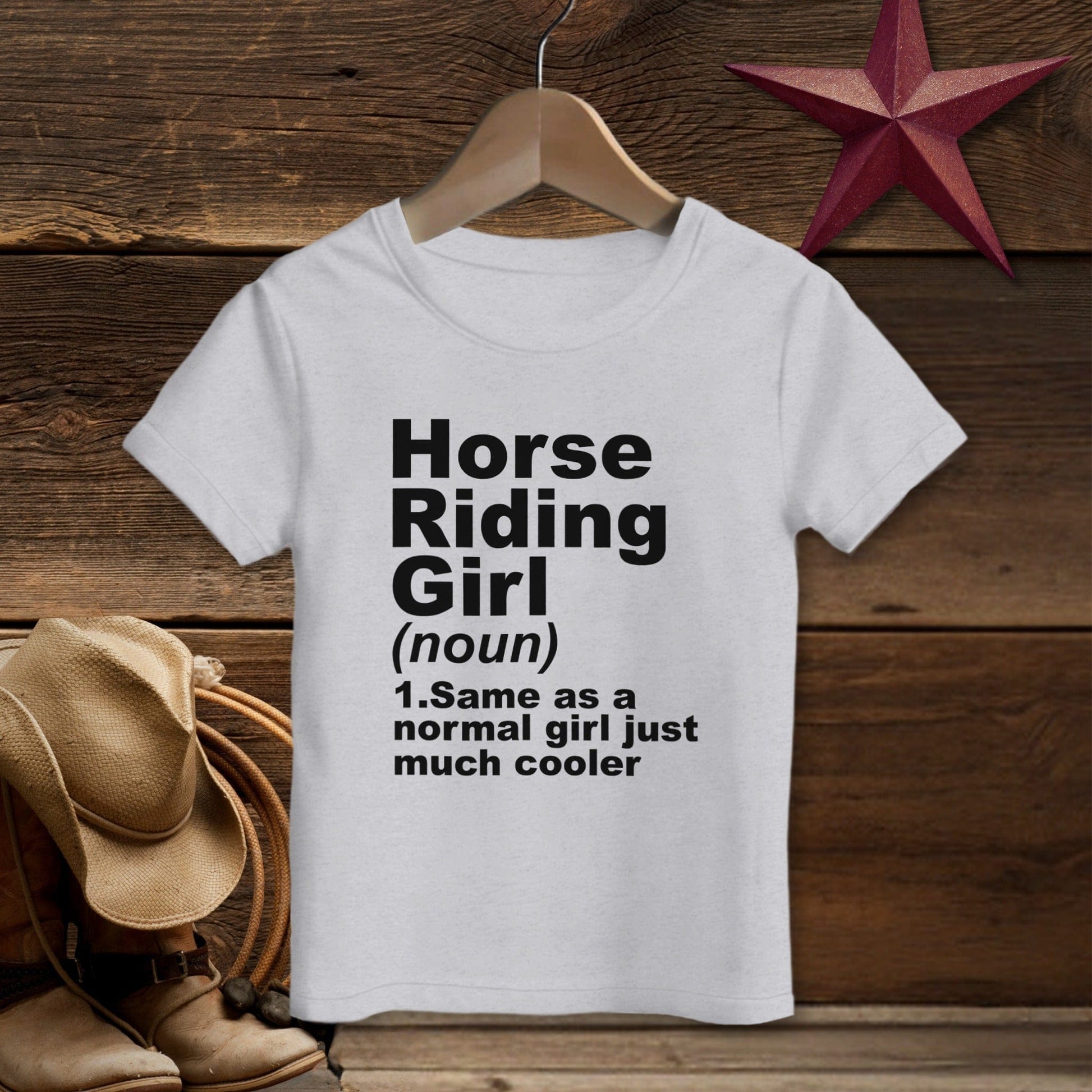 Horse Riding Girl T-shirt (Toddler)