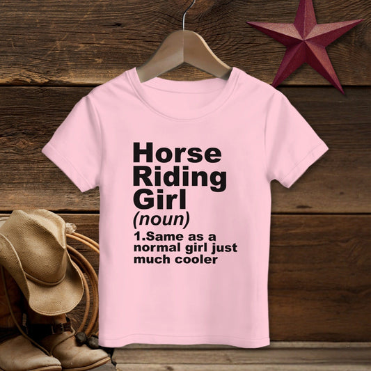 Horse Riding Girl T-shirt (Toddler)