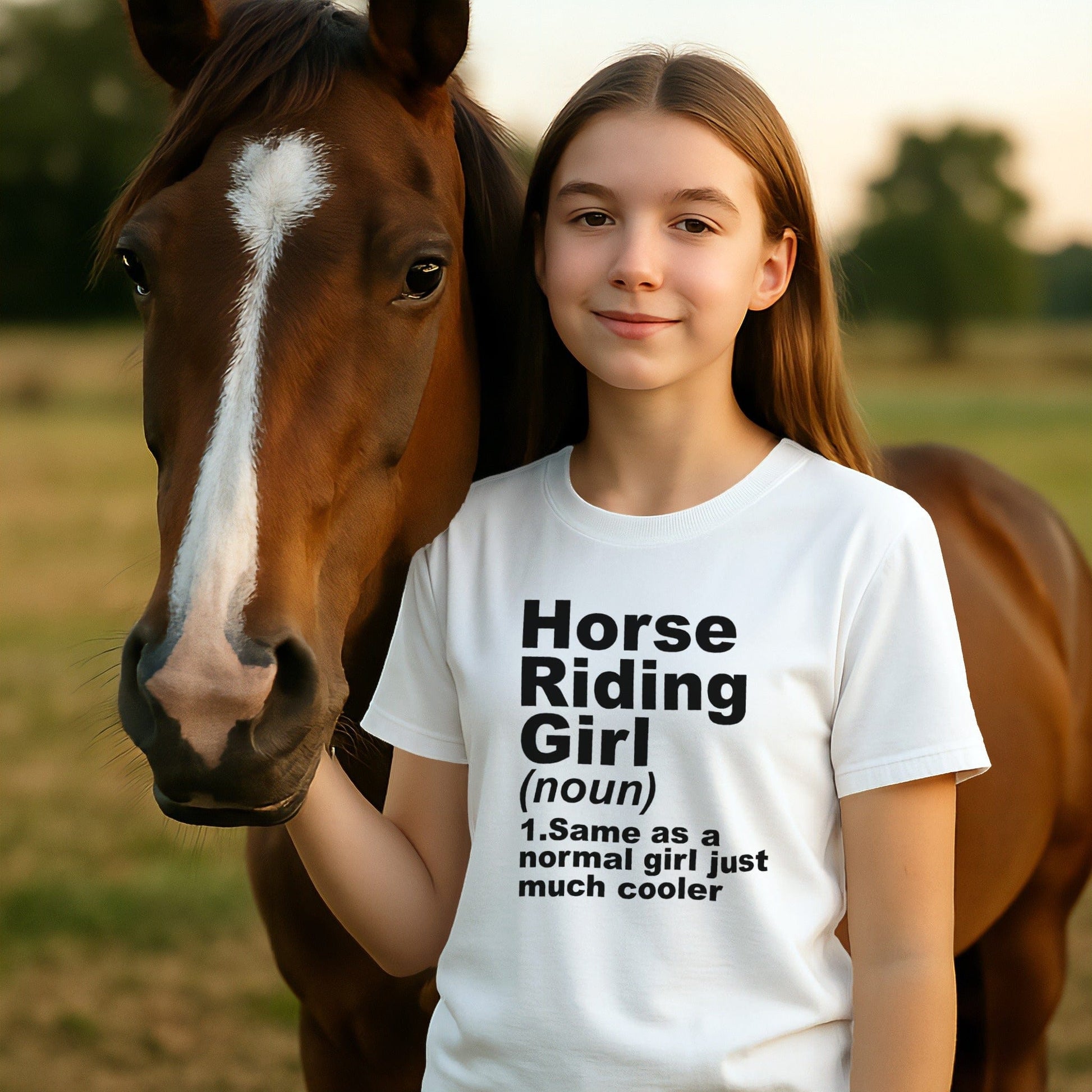 Horse Riding Girl T-shirt (Youth)