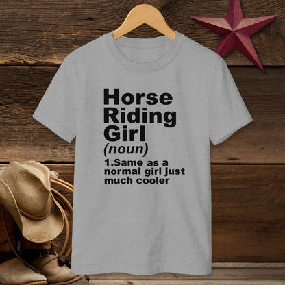 Horse Riding Girl T-shirt (Youth)