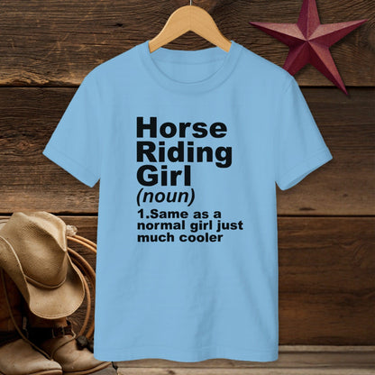 Horse Riding Girl T-shirt (Youth)