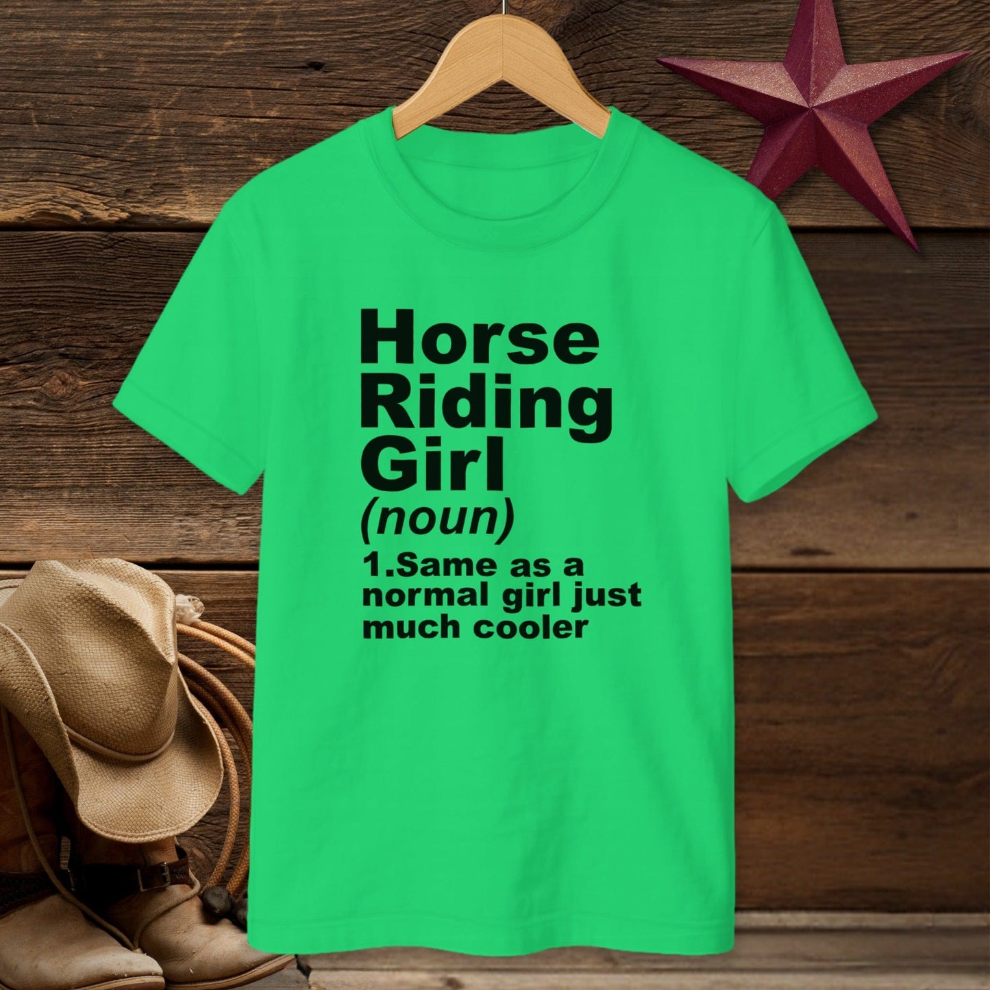 Horse Riding Girl T-shirt (Youth)