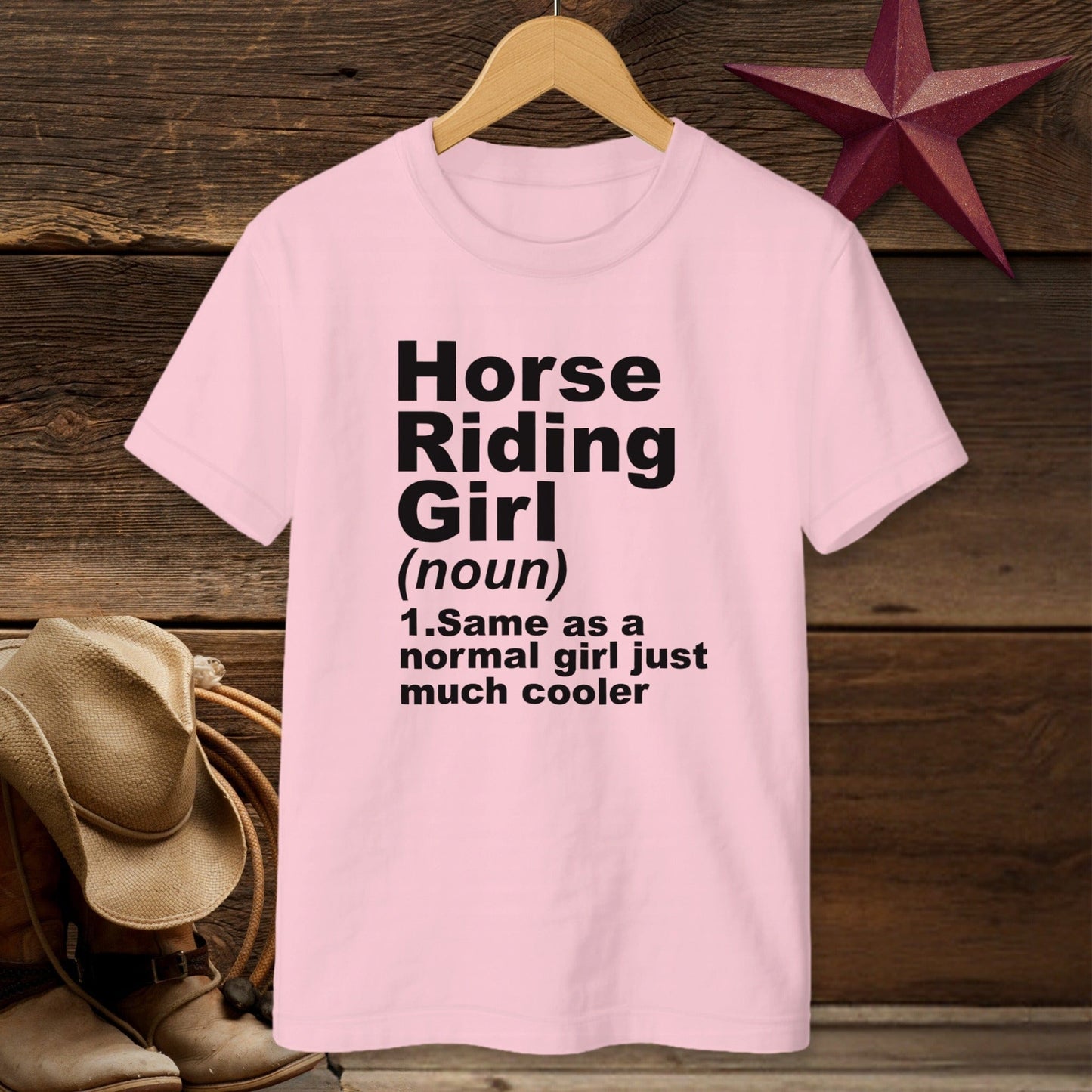 Horse Riding Girl T-shirt (Youth)