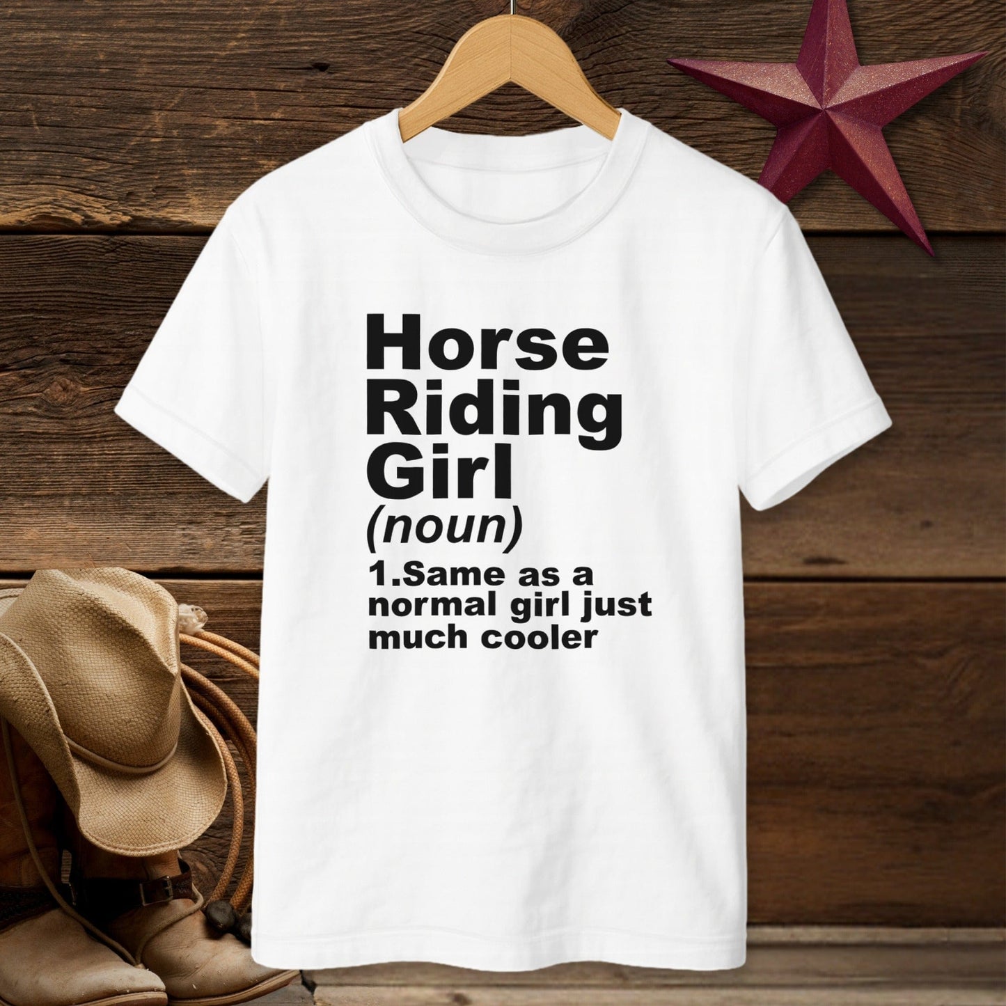 Horse Riding Girl T-shirt (Youth)