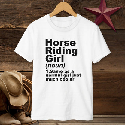 Horse Riding Girl T-shirt (Youth)