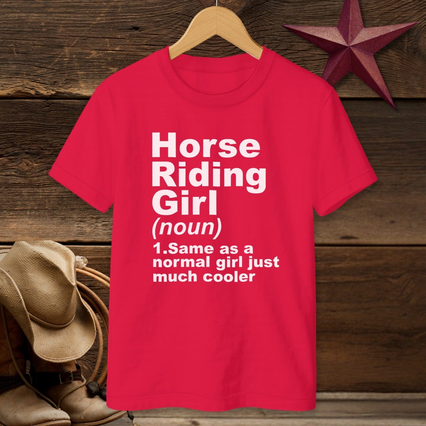 Horse Riding Girl T-shirt (Youth)