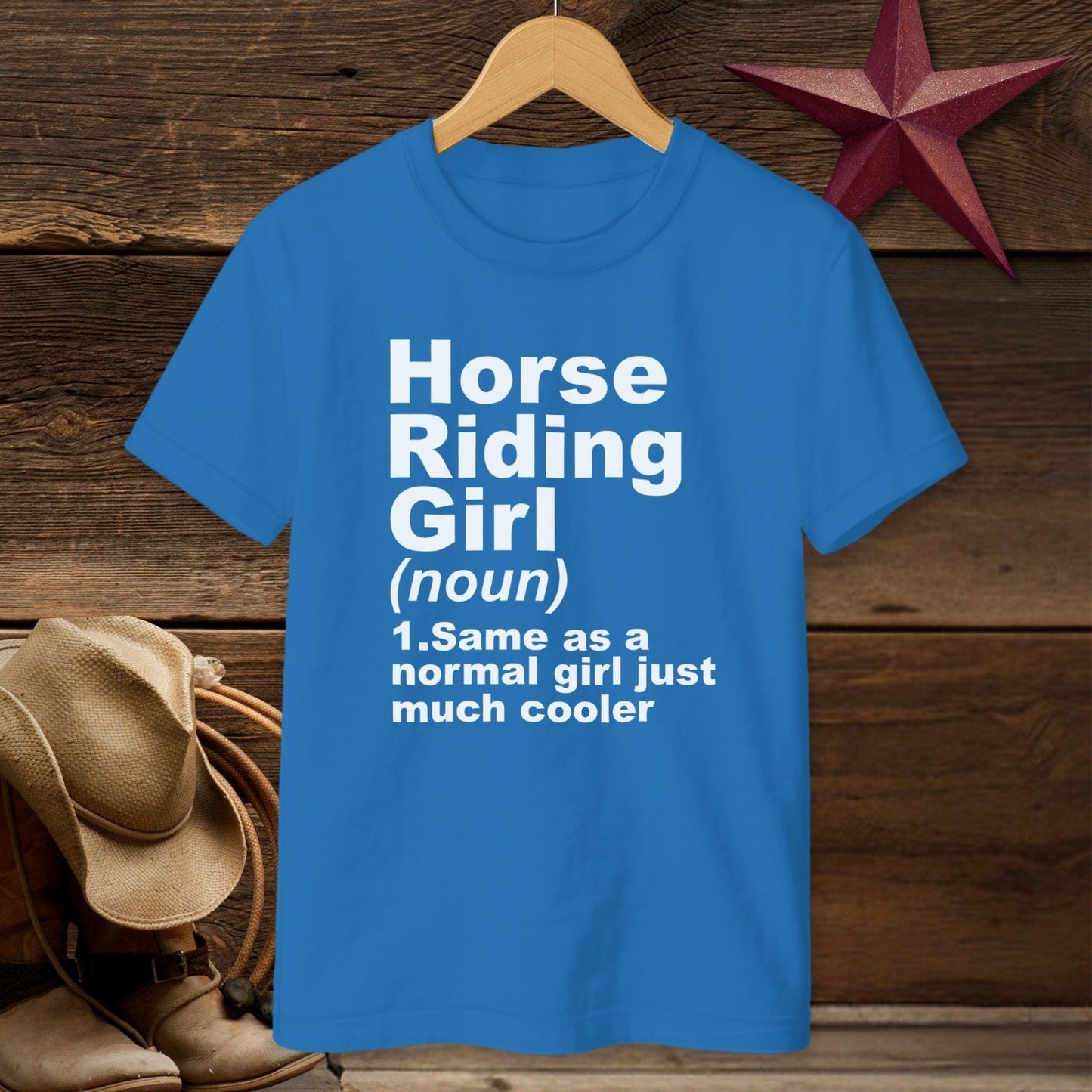 Horse Riding Girl T-shirt (Youth)