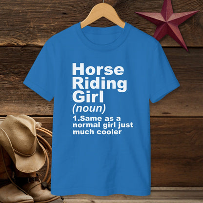 Horse Riding Girl T-shirt (Youth)