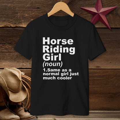 Horse Riding Girl T-shirt (Youth)
