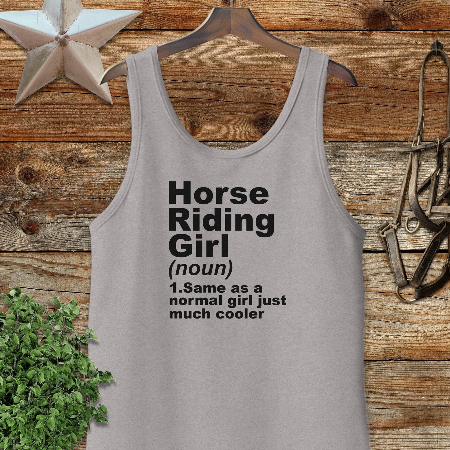 Horse Riding Girl Tank Top