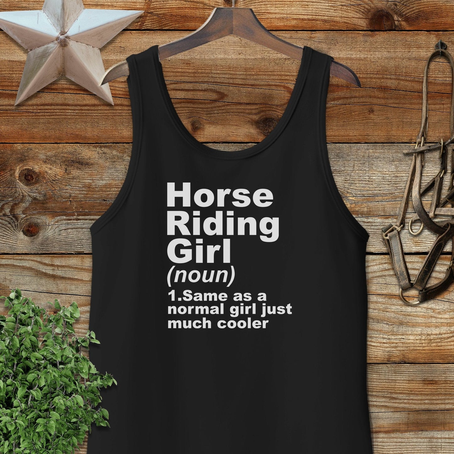 Horse Riding Girl Tank Top