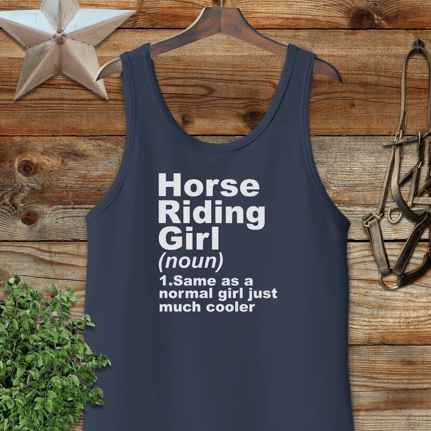 Horse Riding Girl Tank Top
