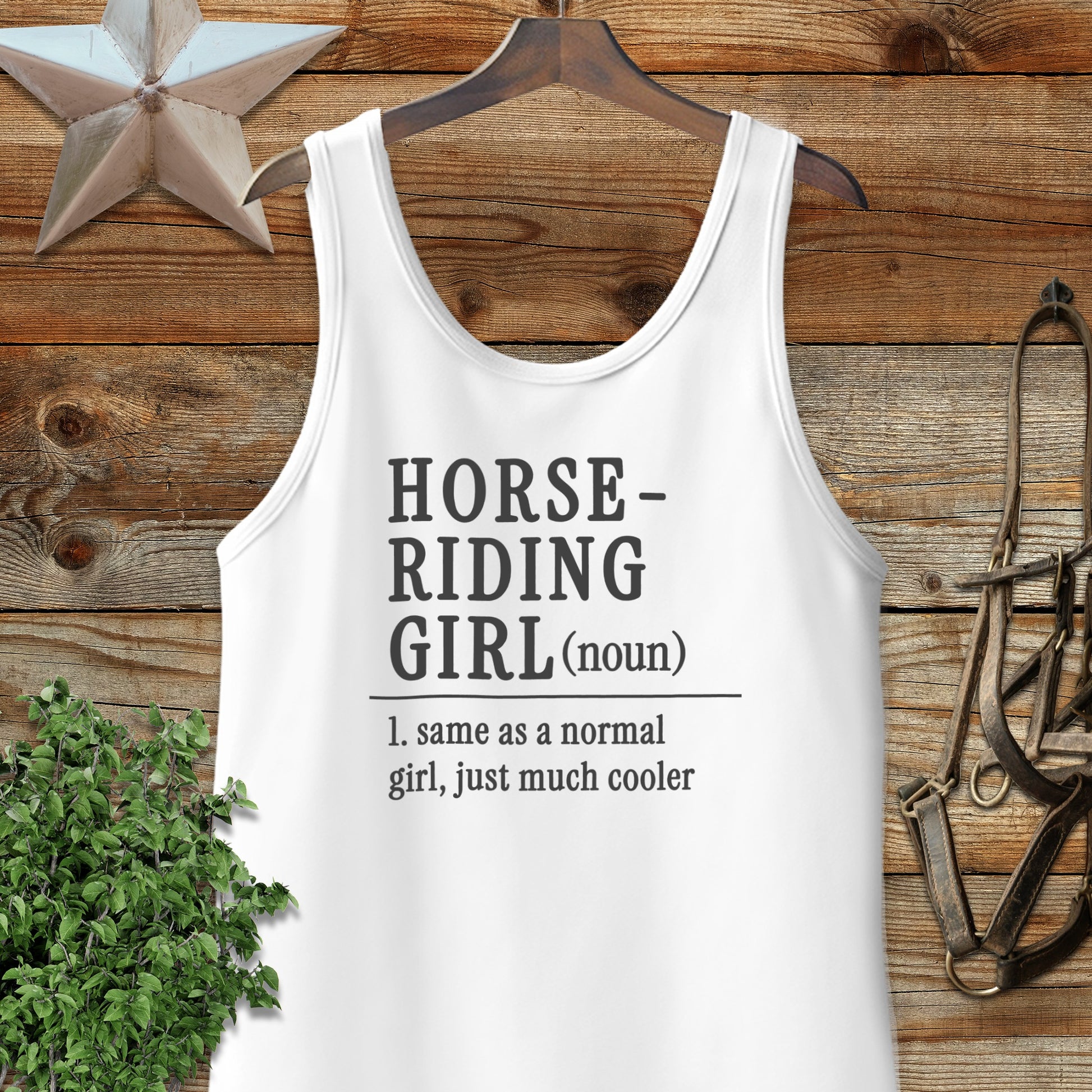 Horse Riding Girl Tank Top