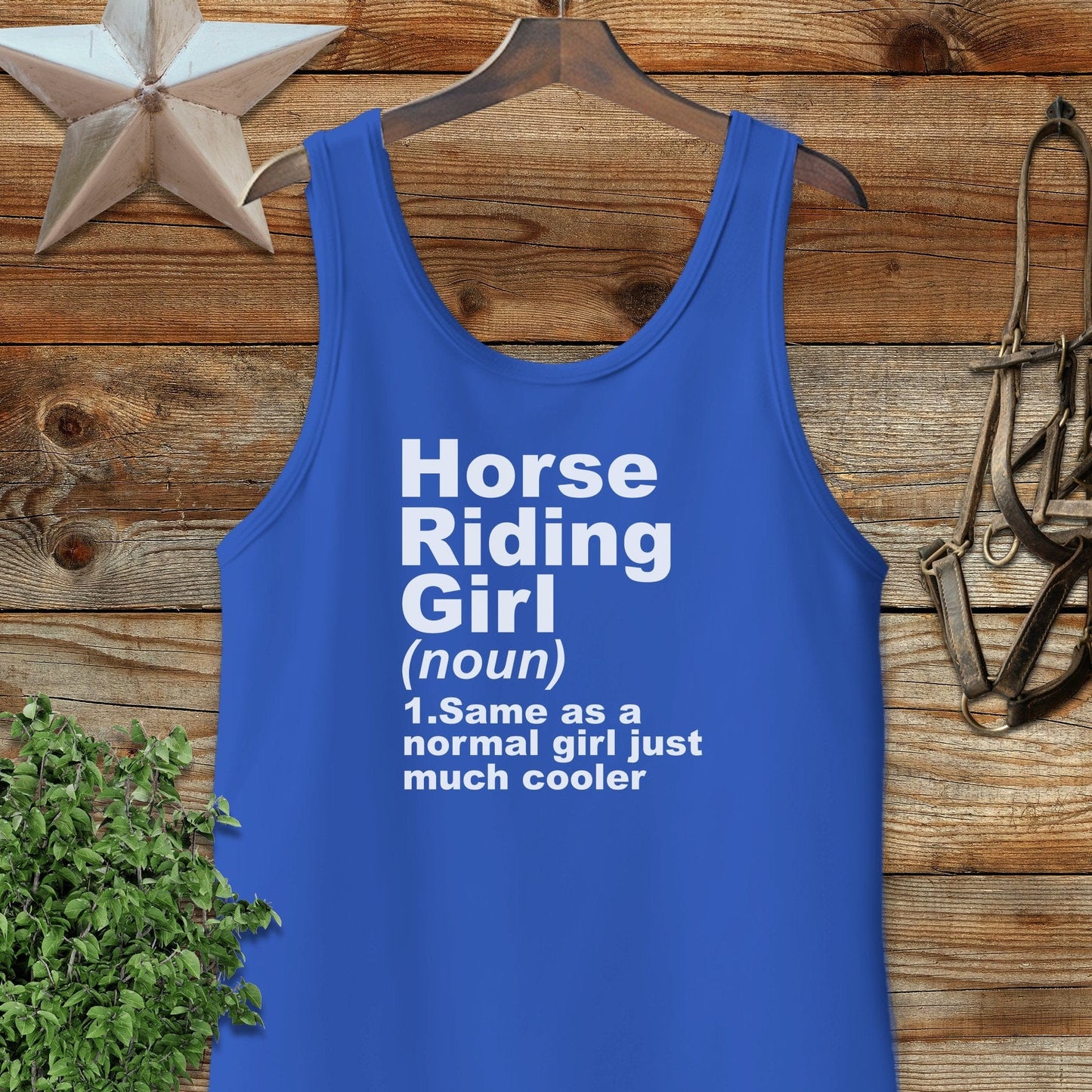 Horse Riding Girl Tank Top