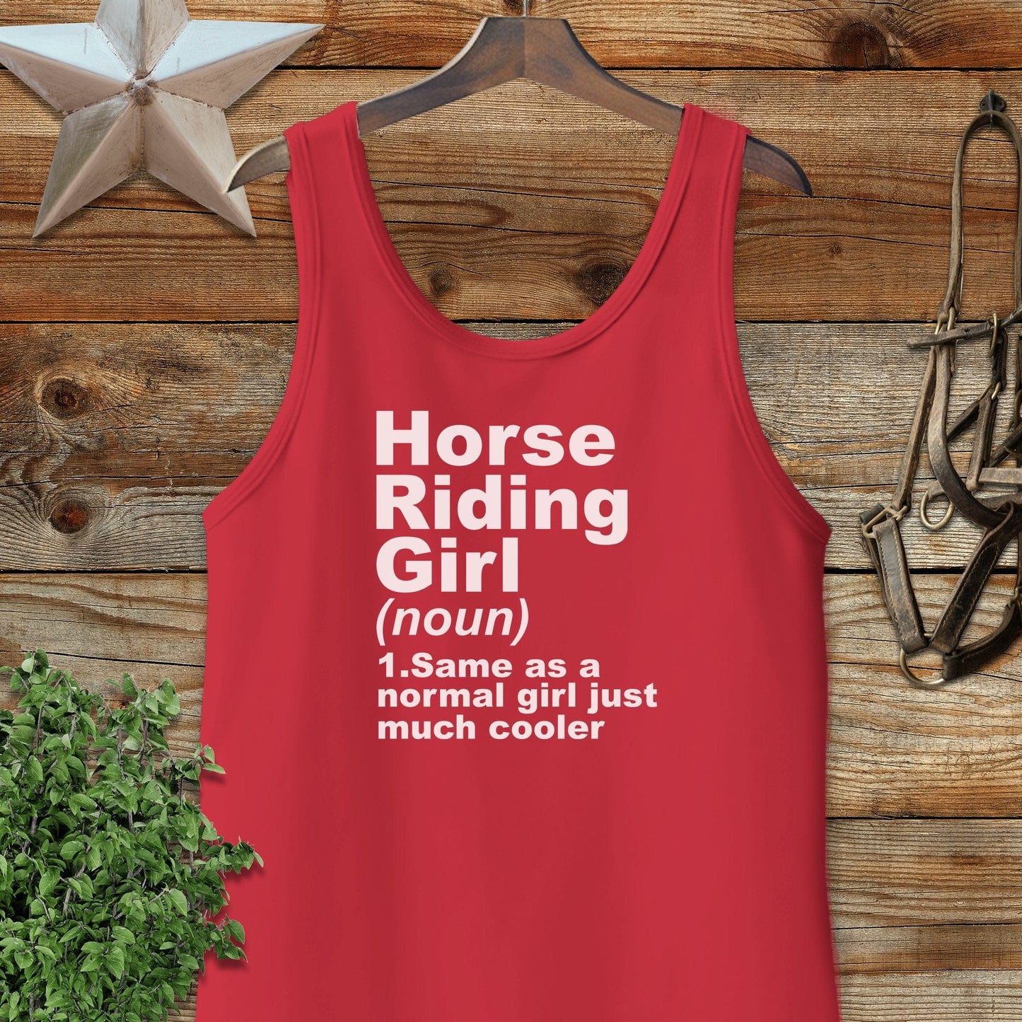 Horse Riding Girl Tank Top