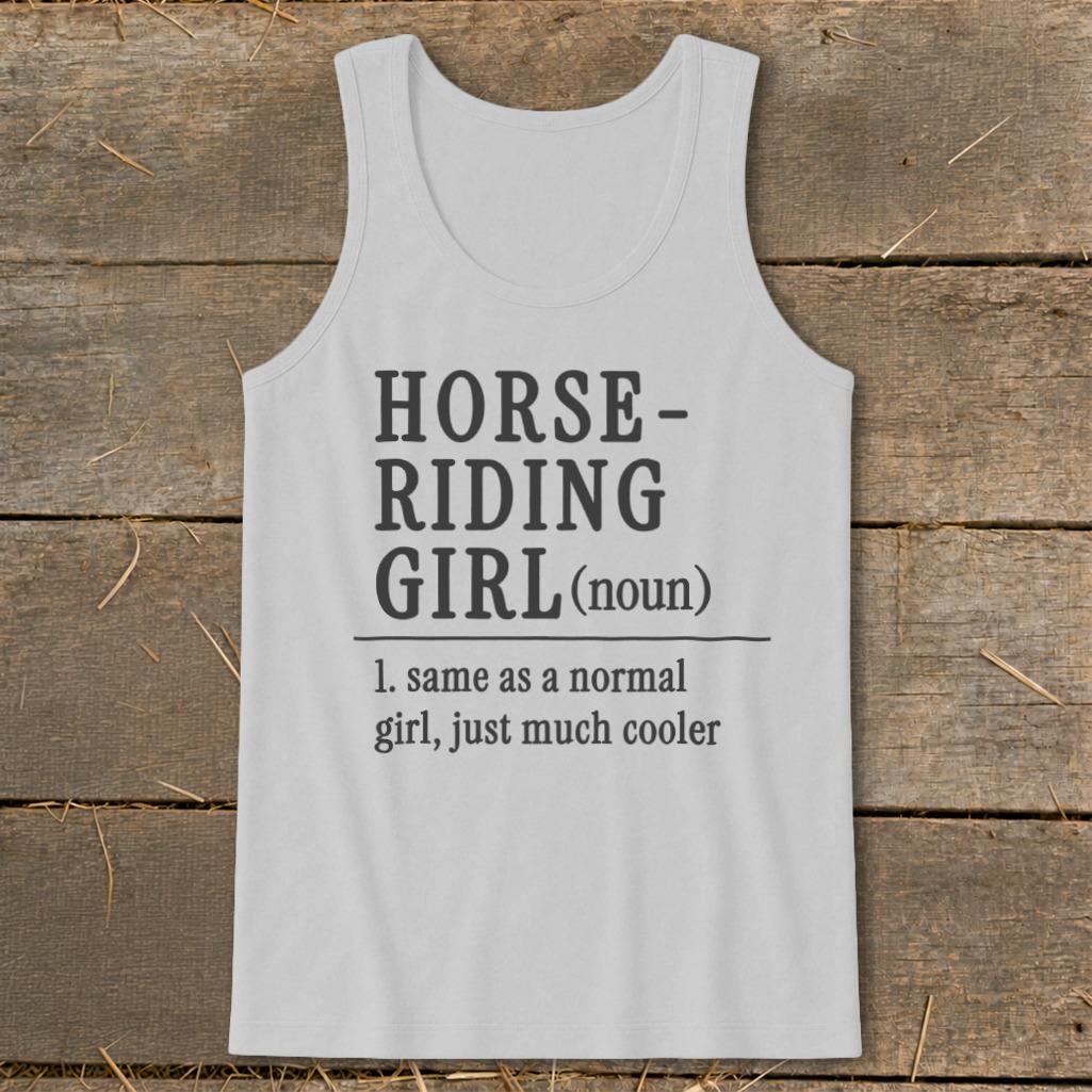 Horse Riding Girl Tank Top