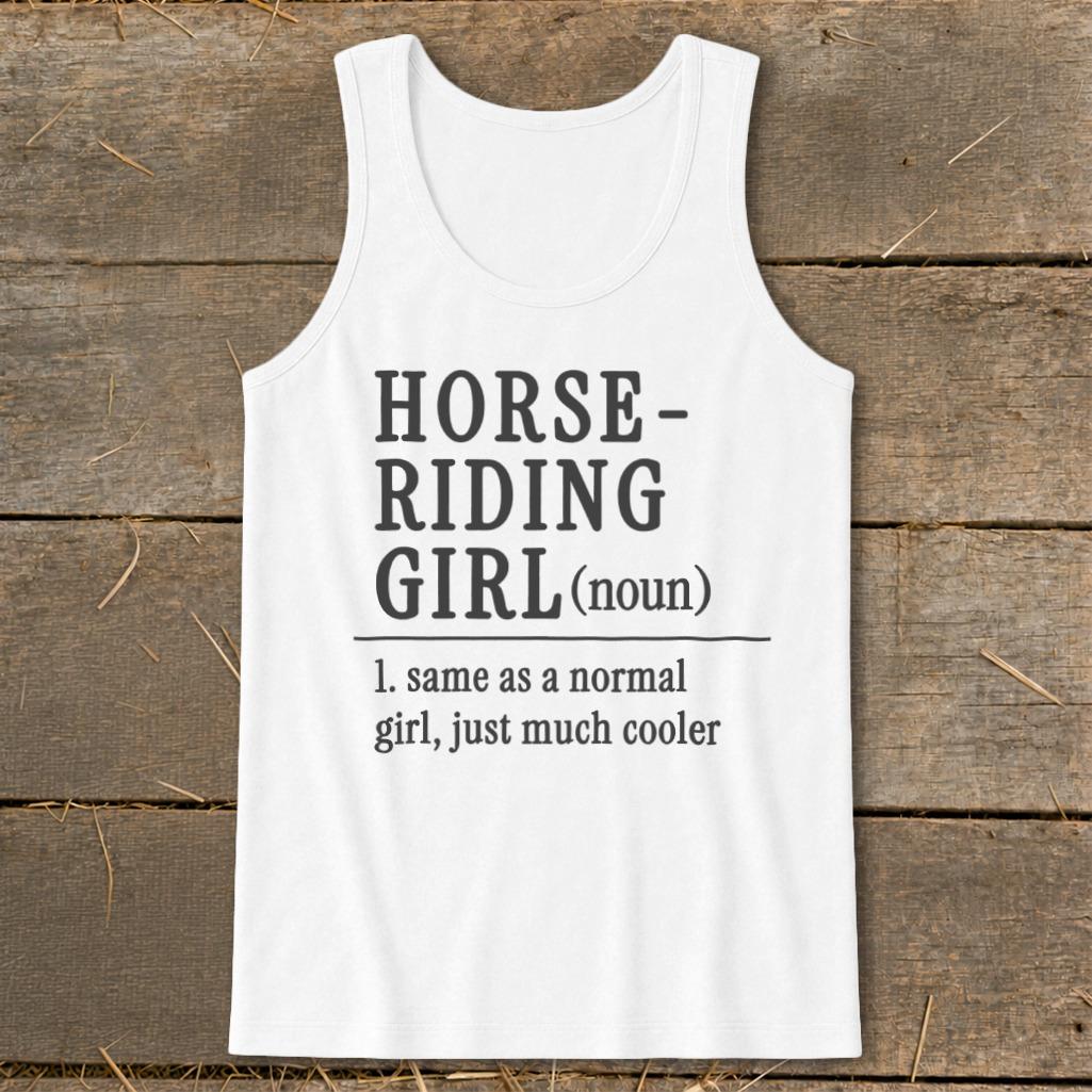 Horse Riding Girl Tank Top