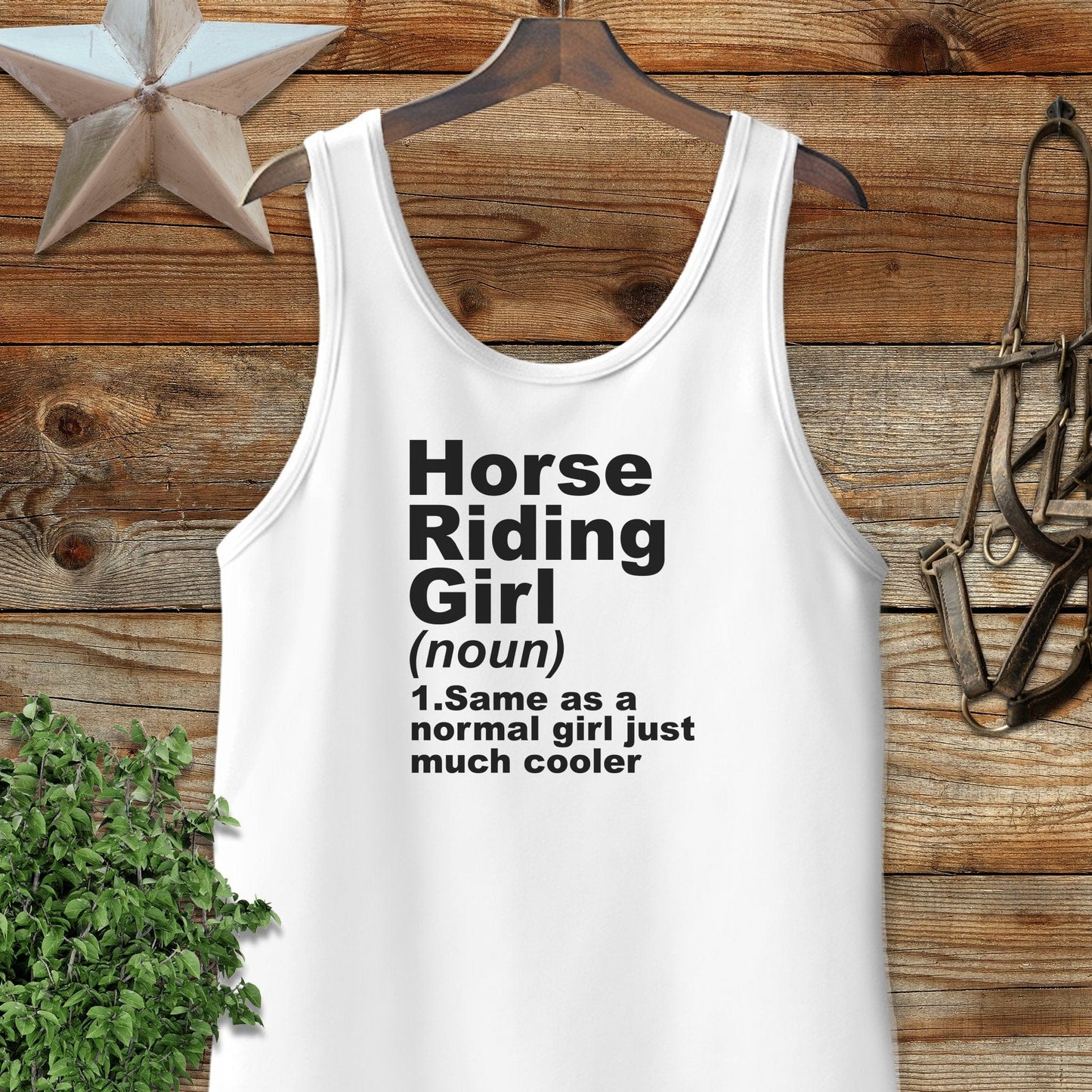 Horse Riding Girl Tank Top