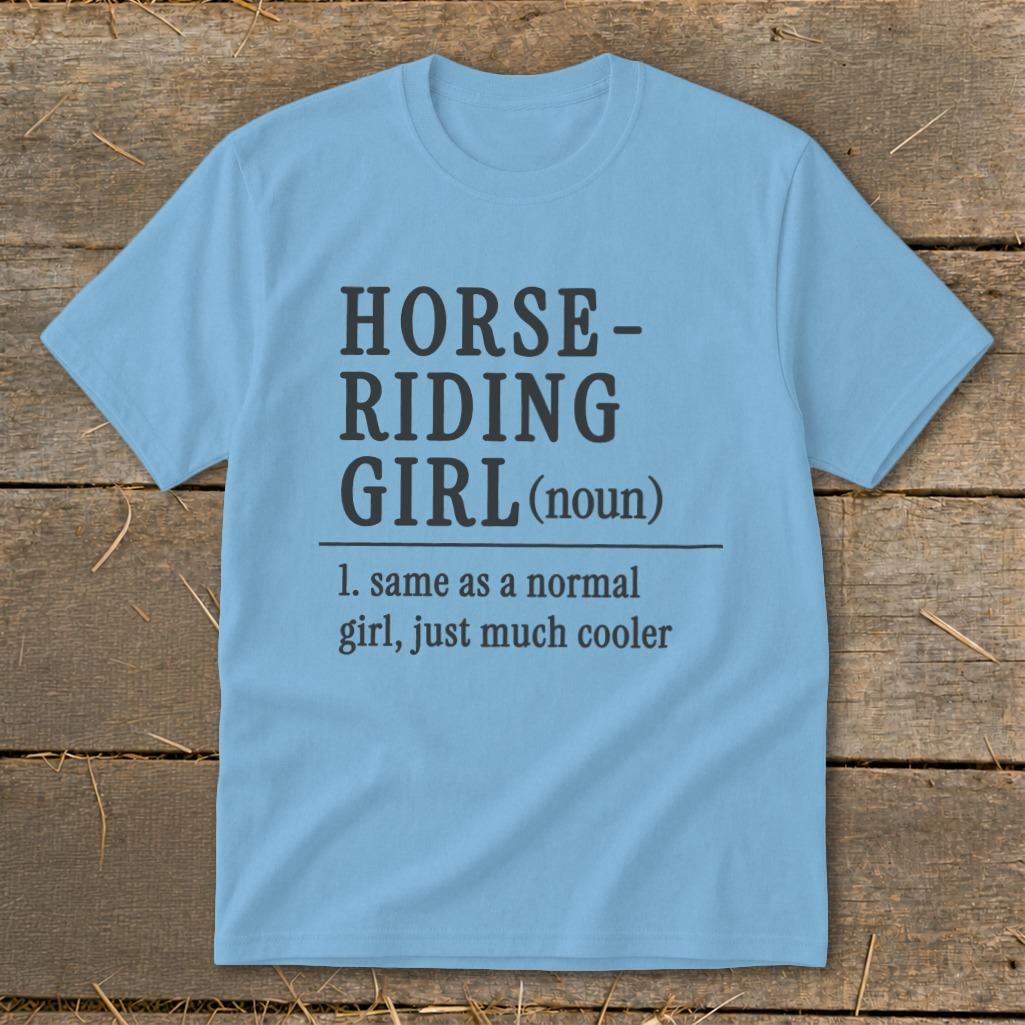 Horse Riding Girl Youth Tee