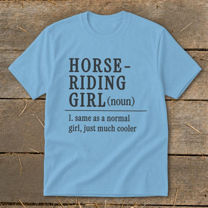Horse Riding Girl Youth Tee