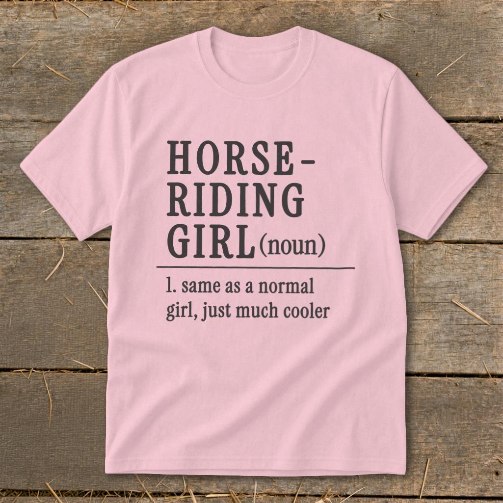 Horse Riding Girl Youth Tee
