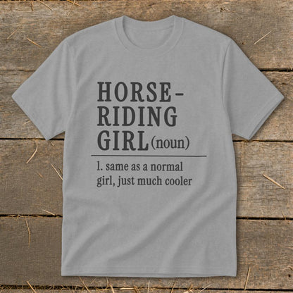 Horse Riding Girl Youth Tee