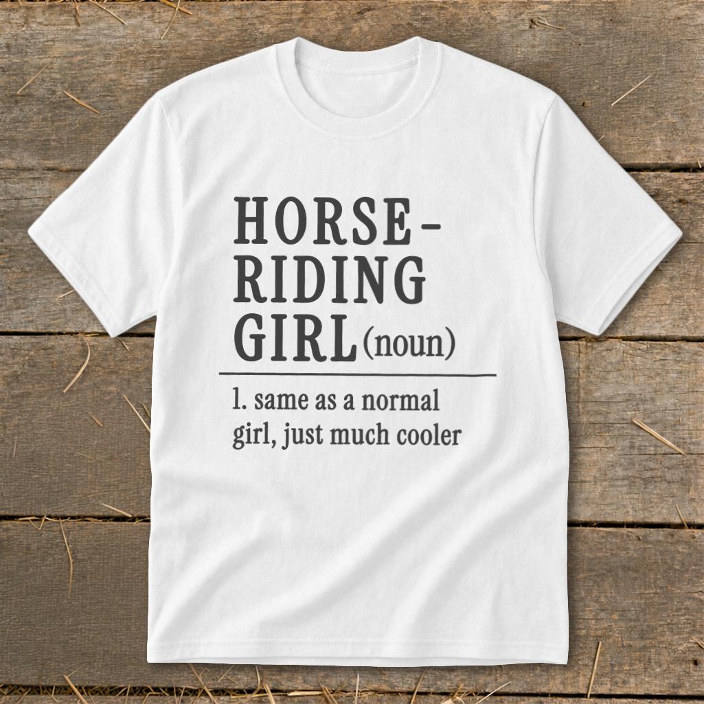Horse Riding Girl Youth Tee