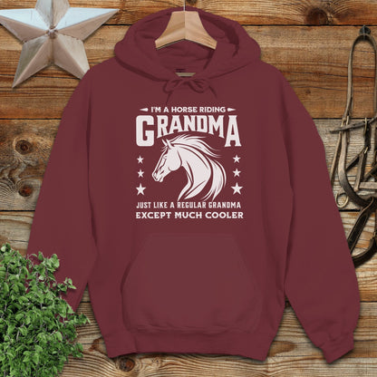 Horse Riding Grandma Hoodie