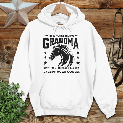 Horse Riding Grandma Hoodie
