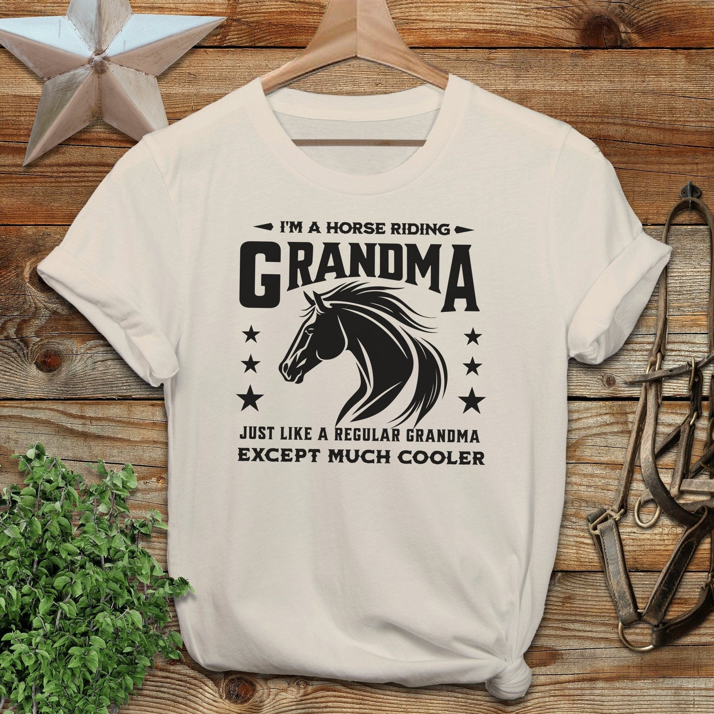 Horse Riding Grandma T-shirt