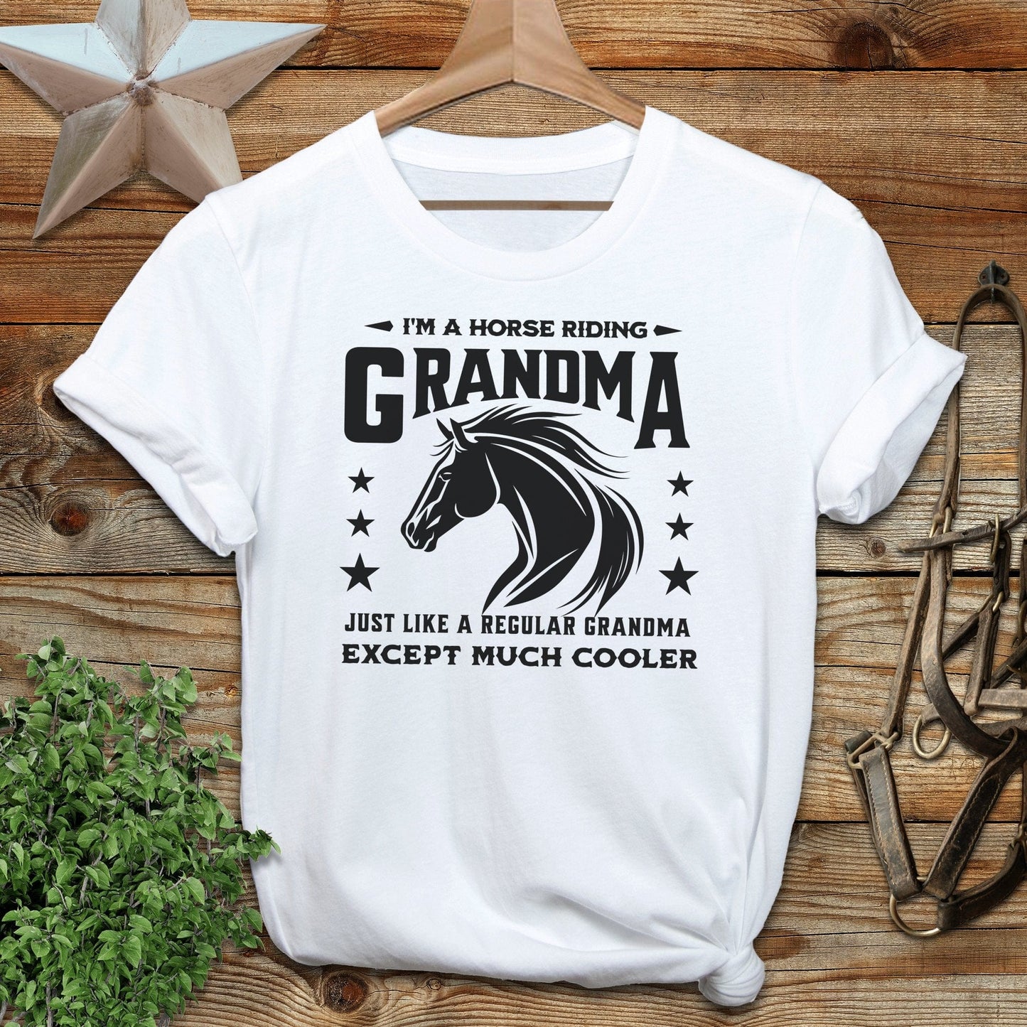 Horse Riding Grandma T-shirt