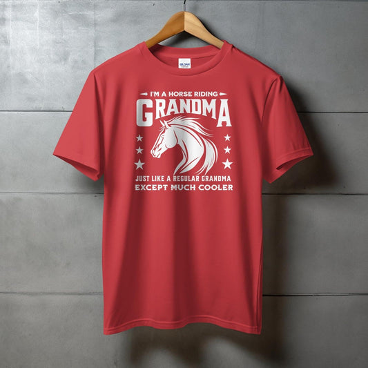 Horse Riding Grandma T-shirt