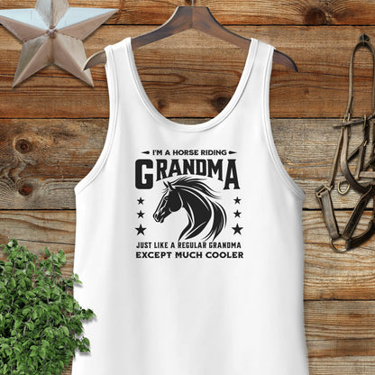 Horse Riding Grandma Tank Top