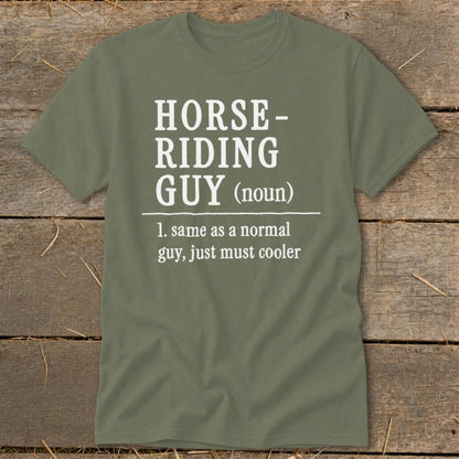 Horse Riding Guy Classic Tee