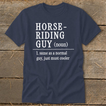 Horse Riding Guy Classic Tee